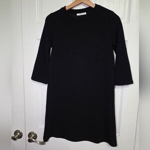 Zara Black Polyester Blend- Trafaluc Collection Dress- Size Sm